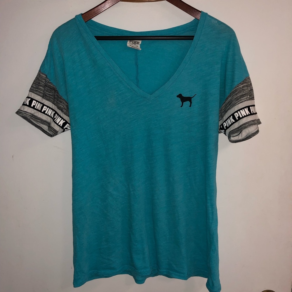 VS PINK V-Neck Tee